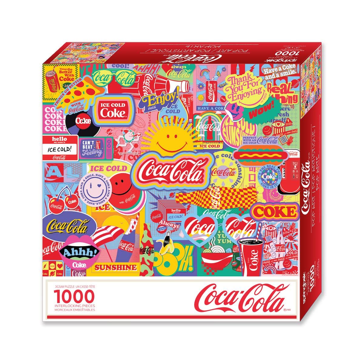 Amazon.com: Springbok Coca-Cola Pop Art 1000 Piece Jigsaw Puzzle